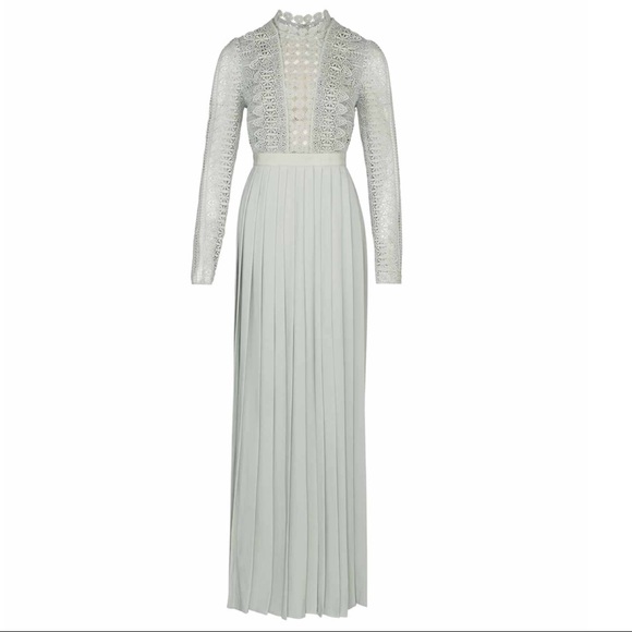 NWT self-portraits mint event maxi dress - Picture 2 of 7